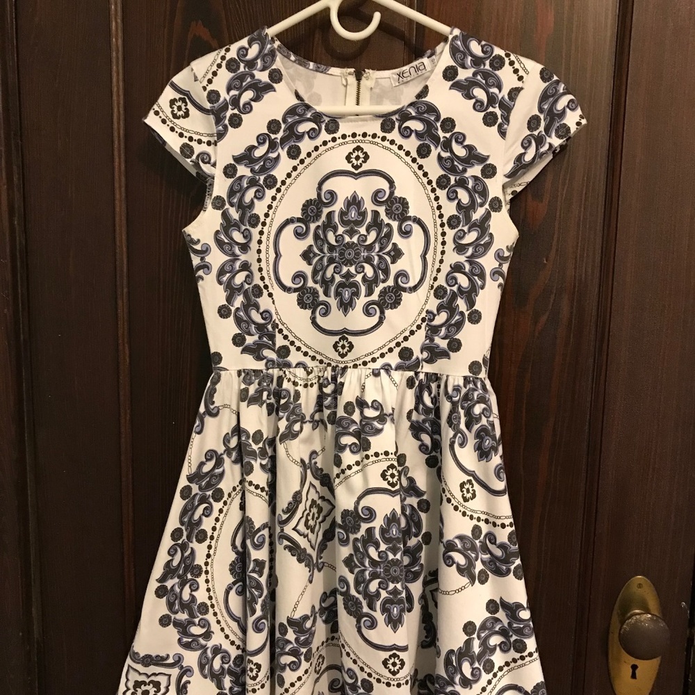 Xenia scoop neck dress